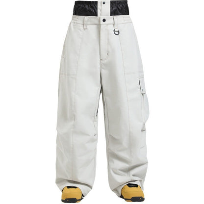Unisex Wide-Leg Windproof Ski Pants – Breathable Winter Snow Pants