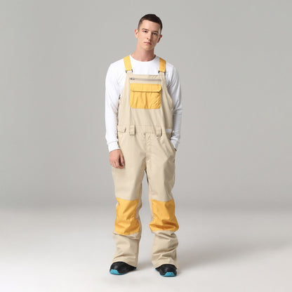 Unisex Ski Bib with Adjustable Suspenders – Winter Snow Pants
