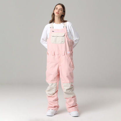 Unisex Ski Bib with Adjustable Suspenders – Winter Snow Pants