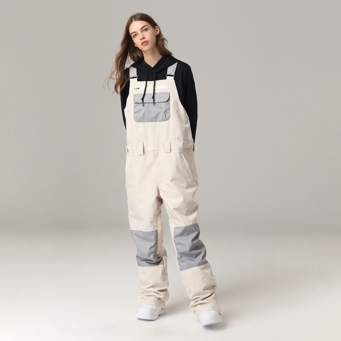 Unisex Ski Bib with Adjustable Suspenders – Winter Snow Pants